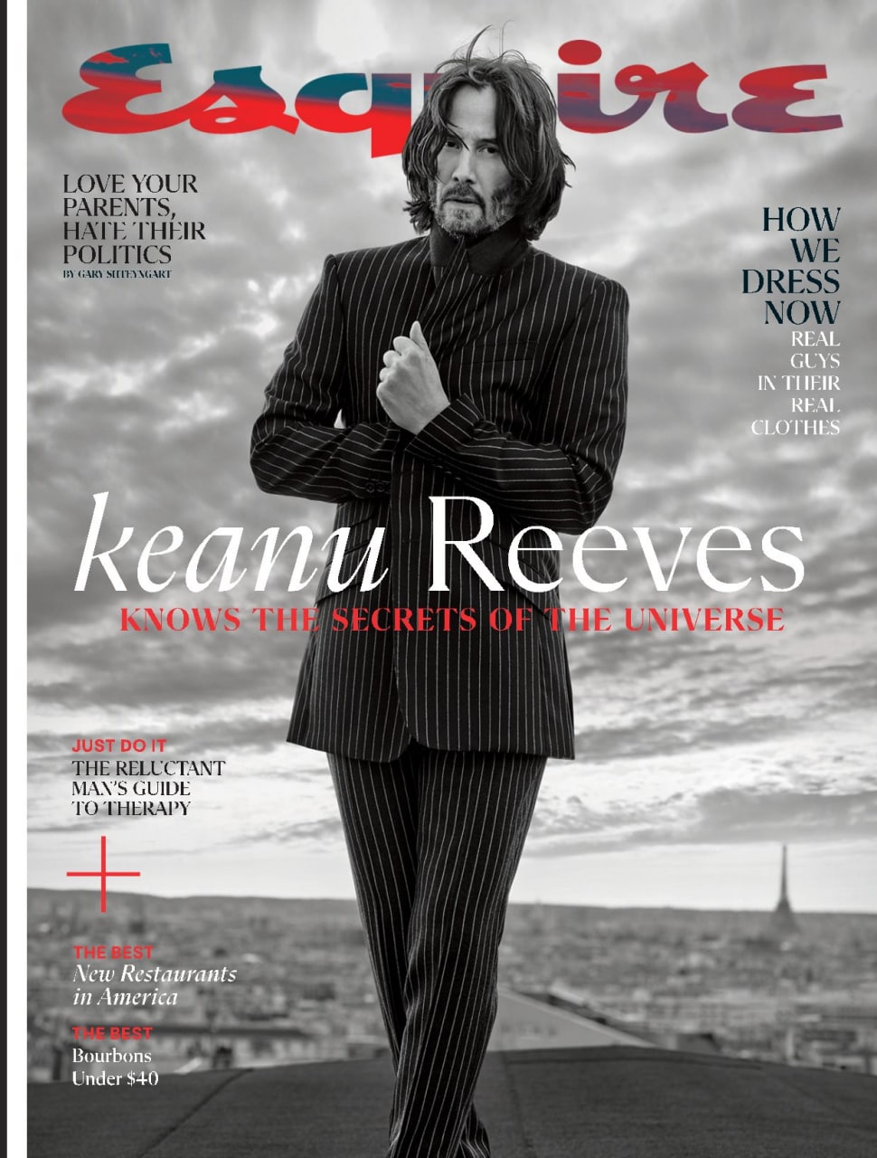 【PDF格式电子杂志】Esquire USA Winter 2021 Keanu Reeves  100.7MB